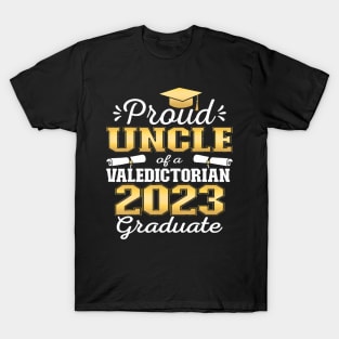 Proud Uncle of 2023 Valedictorian Class 2023 Graduate T-Shirt